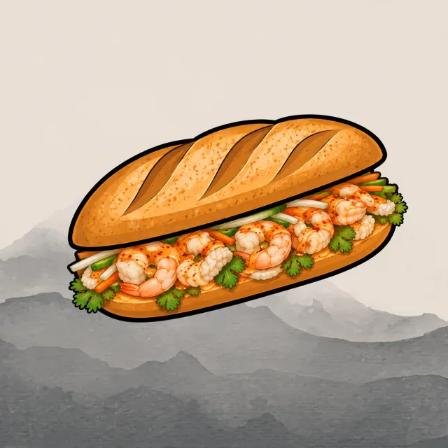 Bánh Mì Hải Sản / Seafood Banh Mi